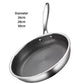 Honeycomb Stainless Steel Frying Pan