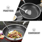 Honeycomb Stainless Steel Frying Pan